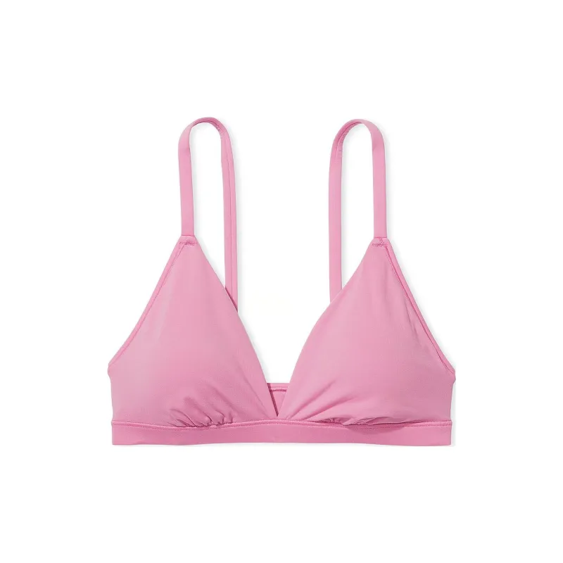 Victoria's Secret PINK Bralettes & Bra Tops Base Cotton Triangle Bralette/MP Bra Women's Pink-0