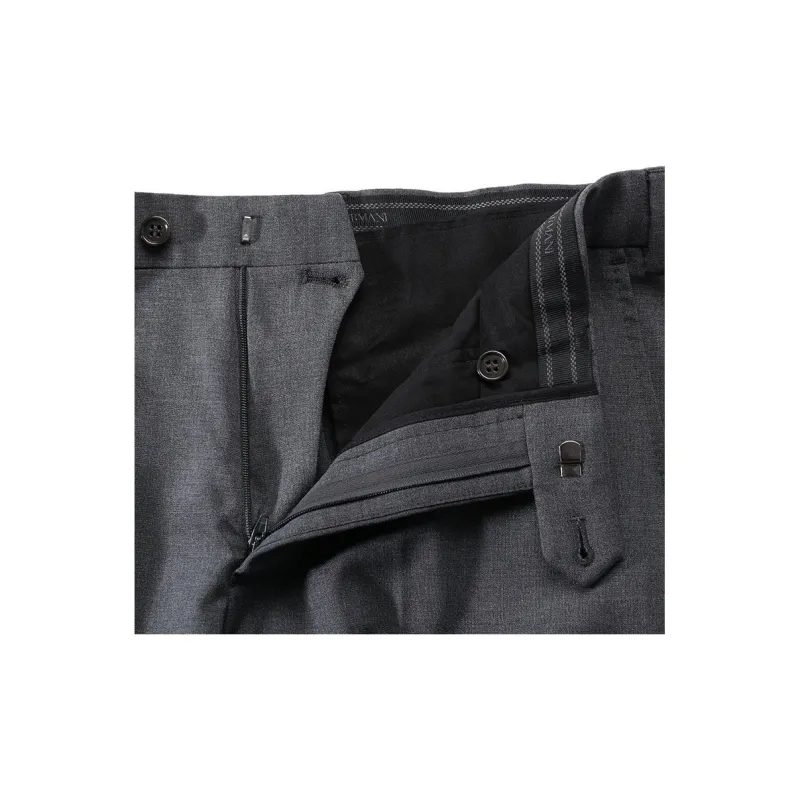 EMPORIO ARMANI FW23 Casual Pants Men's Gray-3
