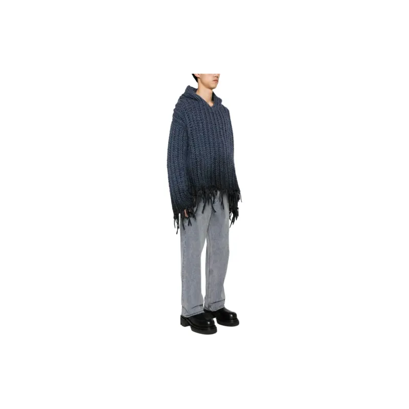 Misbhv Coated Bulky Knitted Hoodie-2
