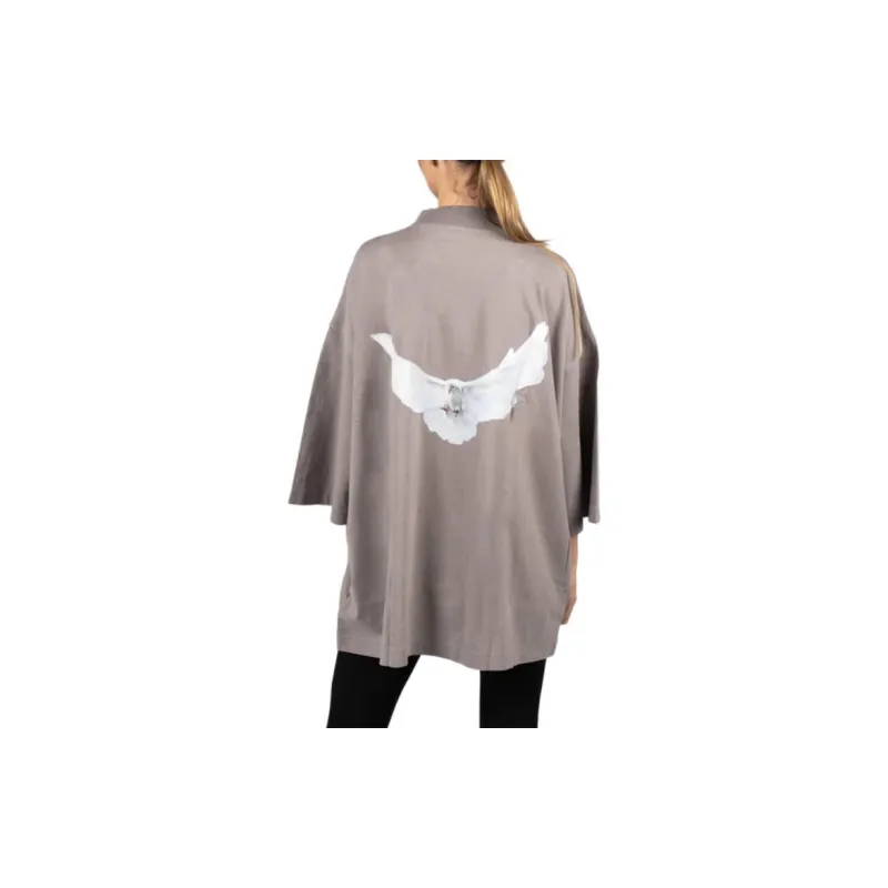 Balenciaga X Gap X YEEZY T Shirts Unisex Gray-8