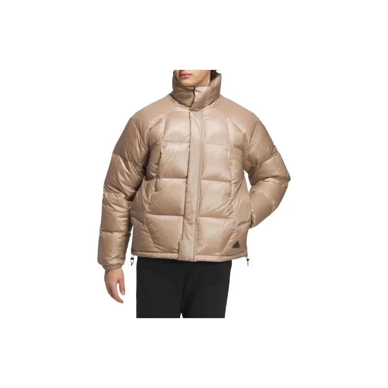 Adidas Down Jacket Men's Pink Brown-5