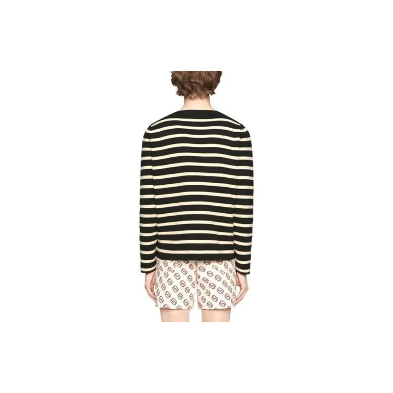 GUCCI Striped Lyre Sweater-2