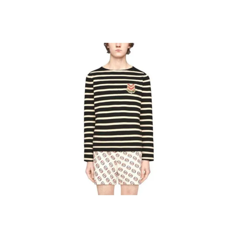 GUCCI Striped Lyre Sweater-1