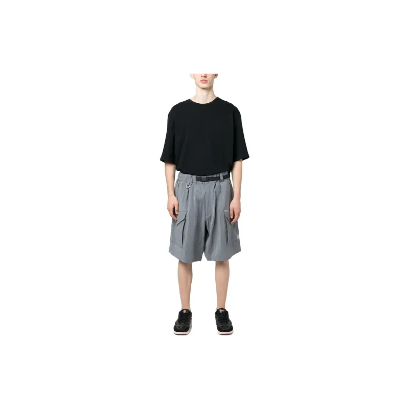 Y-3 Belted Cargo Shorts-1
