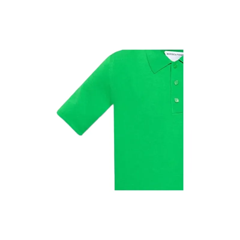 Bottega Veneta Polo Shirts Men Green-4