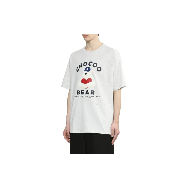  CHOCOOLATE Graphic print Cotton T shirt-7