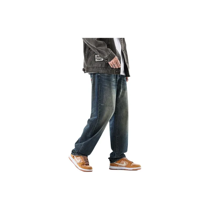 GTRG Jeans Unisex Nano Yellow Mud Blue-2