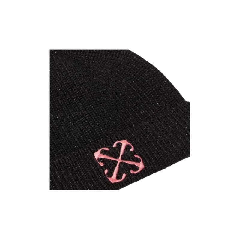 OFF WHITE Arrow Motif Turn Up Brim Beanie-1