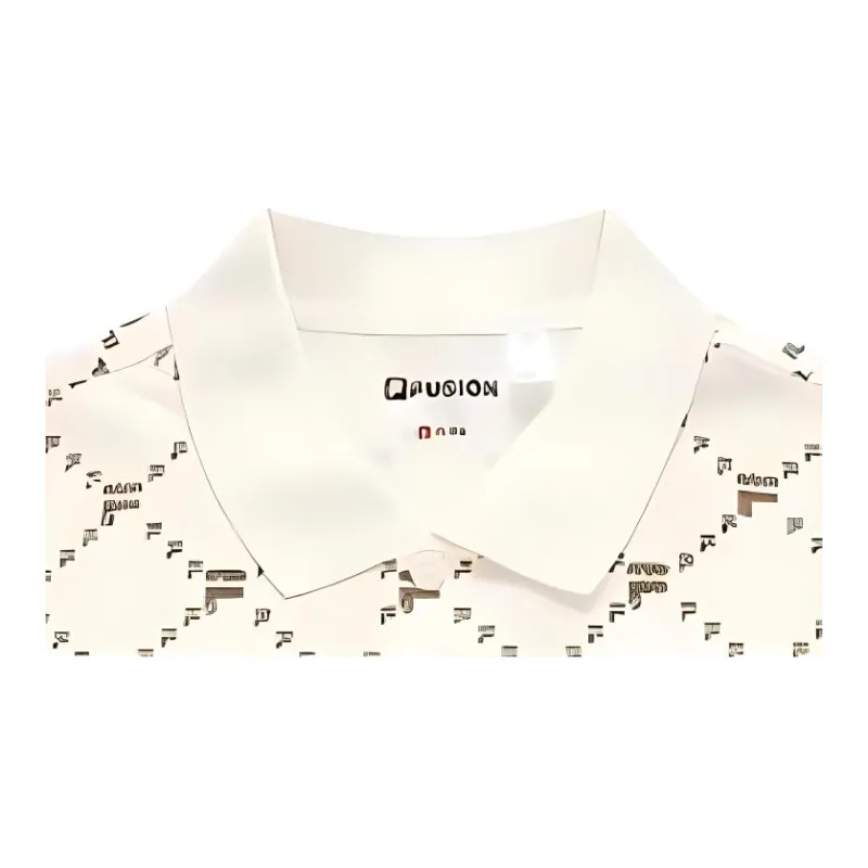 FILA FUSION Polo Shirt Men's Antique White Imitation-4