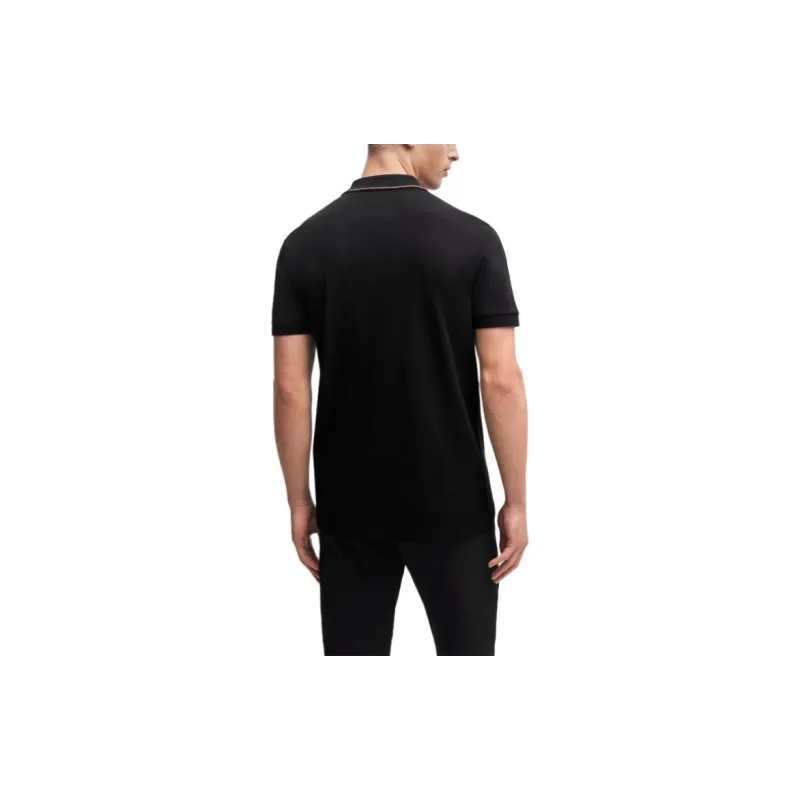 HUGO BOSS Logo Embroidered Short Sleeved Polo Shirt-5