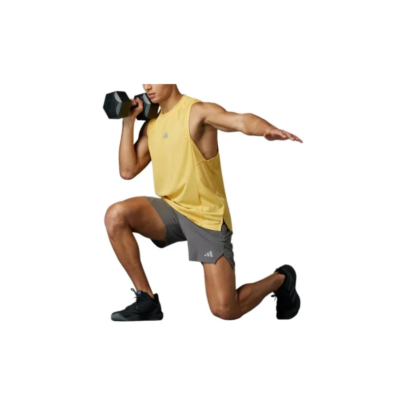 Adidas Tank Tops Men Yellow-5