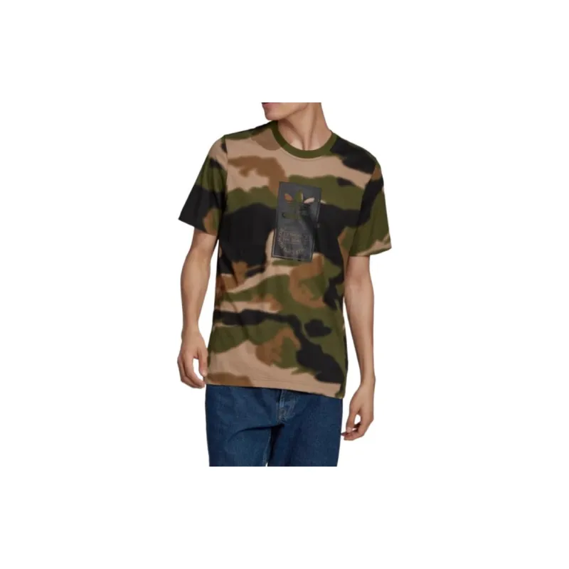 Adidas T Shirts Men Green-5