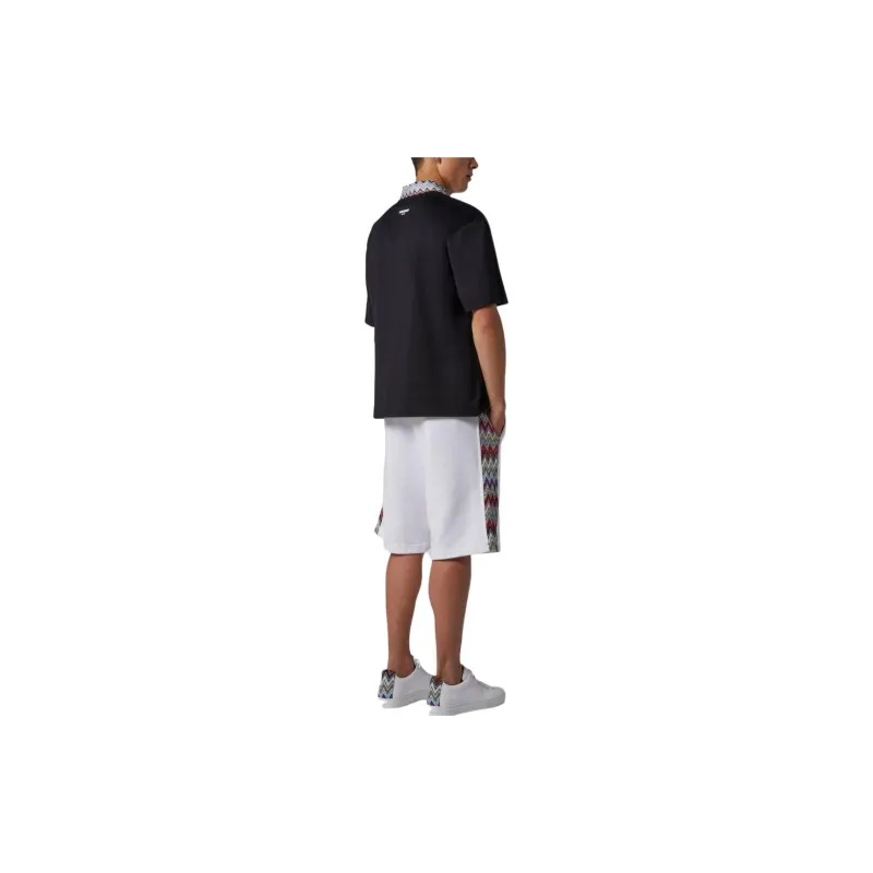 MISSONI Zigzag Detailed Fleece Bermuda Shorts-3