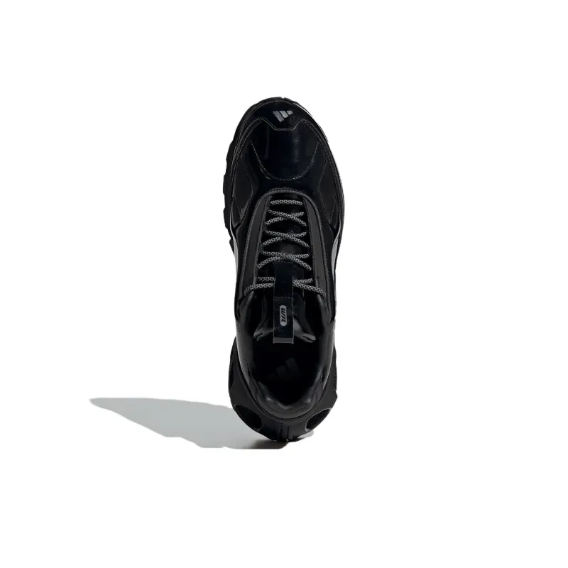 Adidas Wonder Runner Cushioned Slip Resistant Low Top Running Shoes Unisex Black-5
