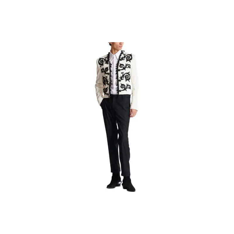 BALMAIN FW23 Jackets Coats Men's White-1