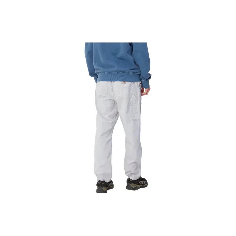 Carhartt WIP SS24 Flint Pant   Twill Casual Pants Men's Silver White-3
