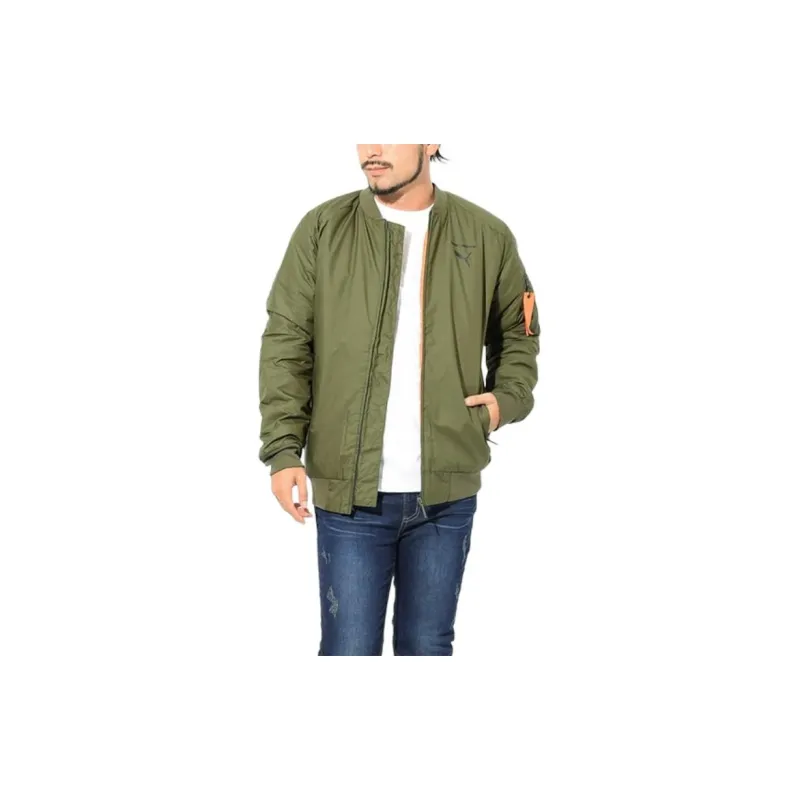 PUMA Jackets Unisex Army Green-1