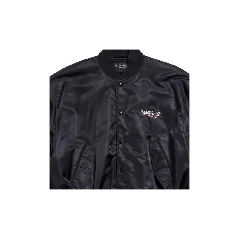 Balenciaga Logo Embroidered Jacket-6