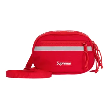 Supreme Nylon Shoulder Bag Crossbody Bag Mini Unisex Red