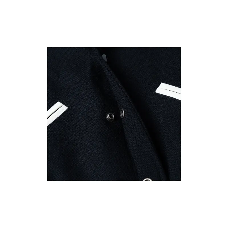 SAINT LAURENT Snap Buttoned Teddy Bomber Jacket-6
