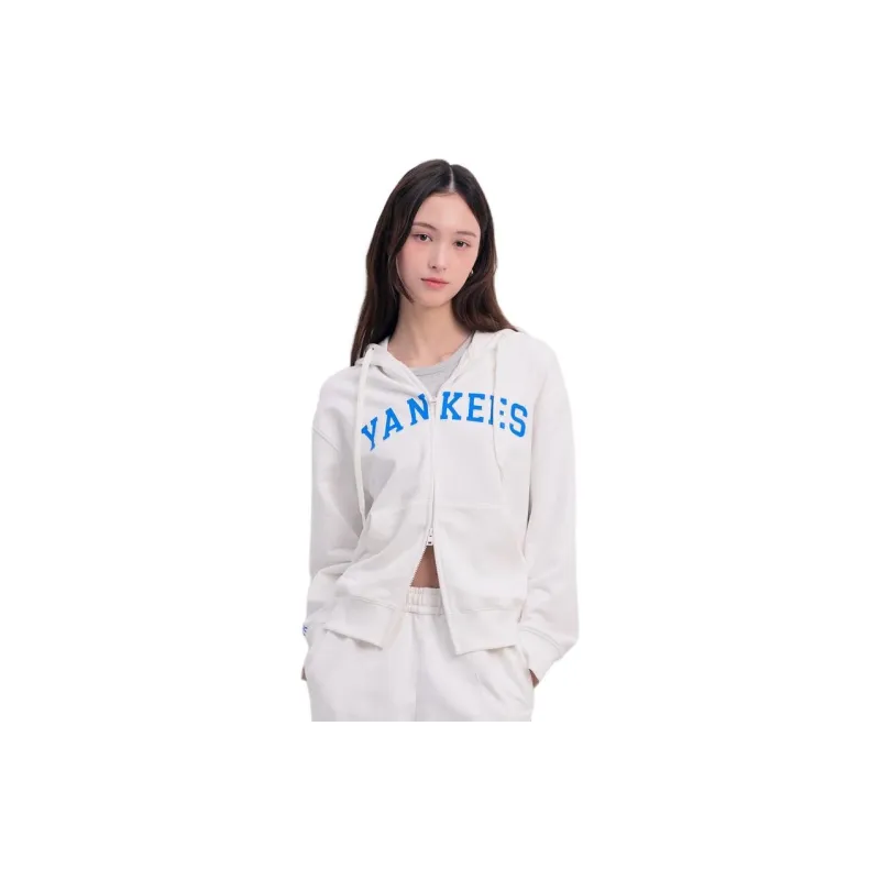 MLB New York Yankees Sweatshirts Unisex White-3