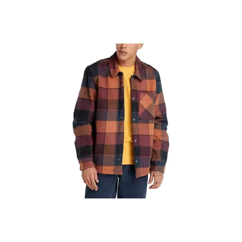 Timberland Shirts Men Brown-3