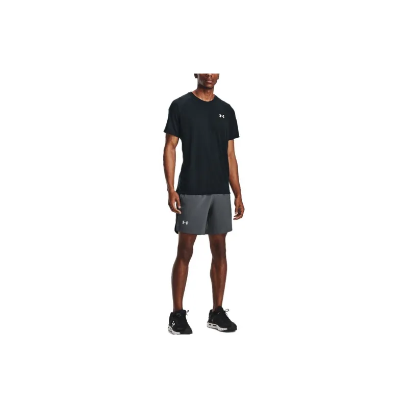 Under Armour Sports Shorts Men Peach Gray-3