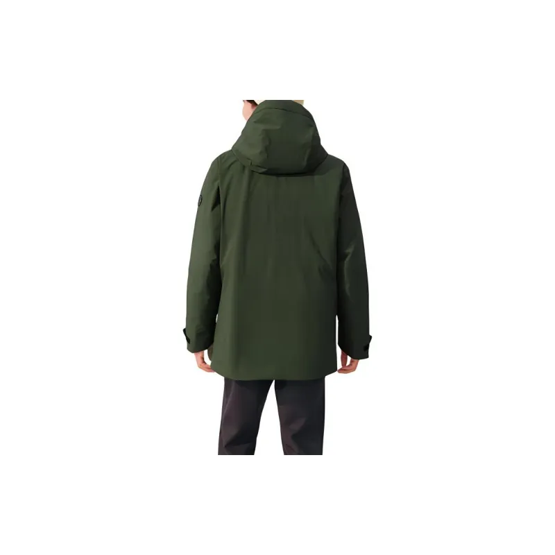 Skechers Down Jacket Men's Black Forest Green-5