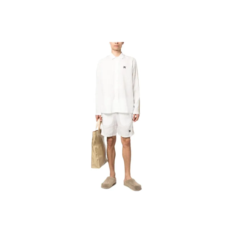 PALM ANGELS Pa Monogram Track Shorts-2