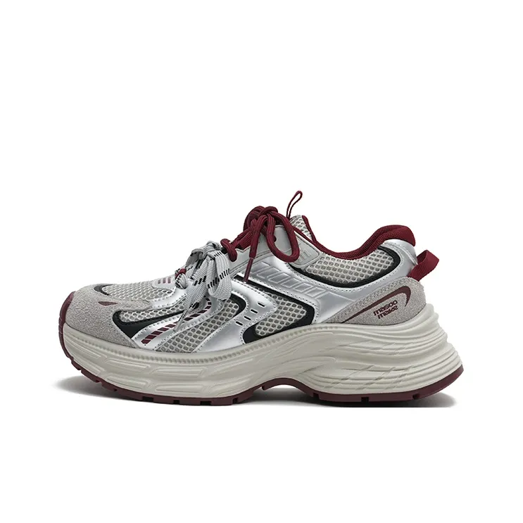 MASOOMAKE Height Increasing Low Top Chunky Sneakers Women's-5