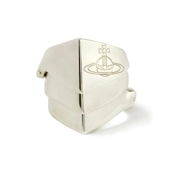 Vivienne Westwood Knuckleduster 925 Sterling Silver Rings Unisex Silver-1