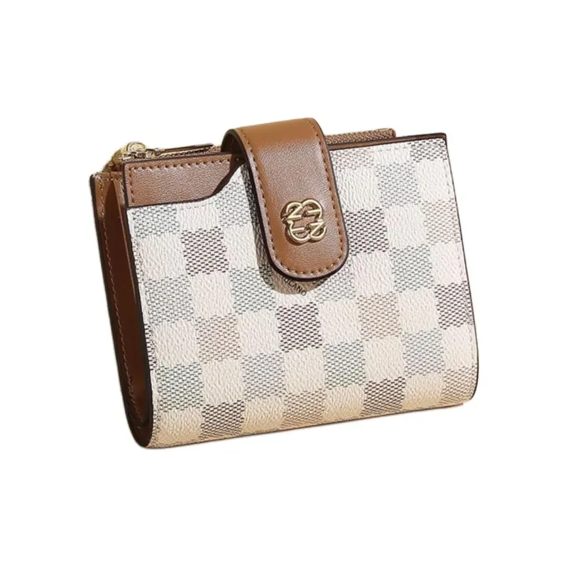 TUCANO PVC Leather With Synthetic Leather Wallet Women's Light Apricot/Light Pink-2