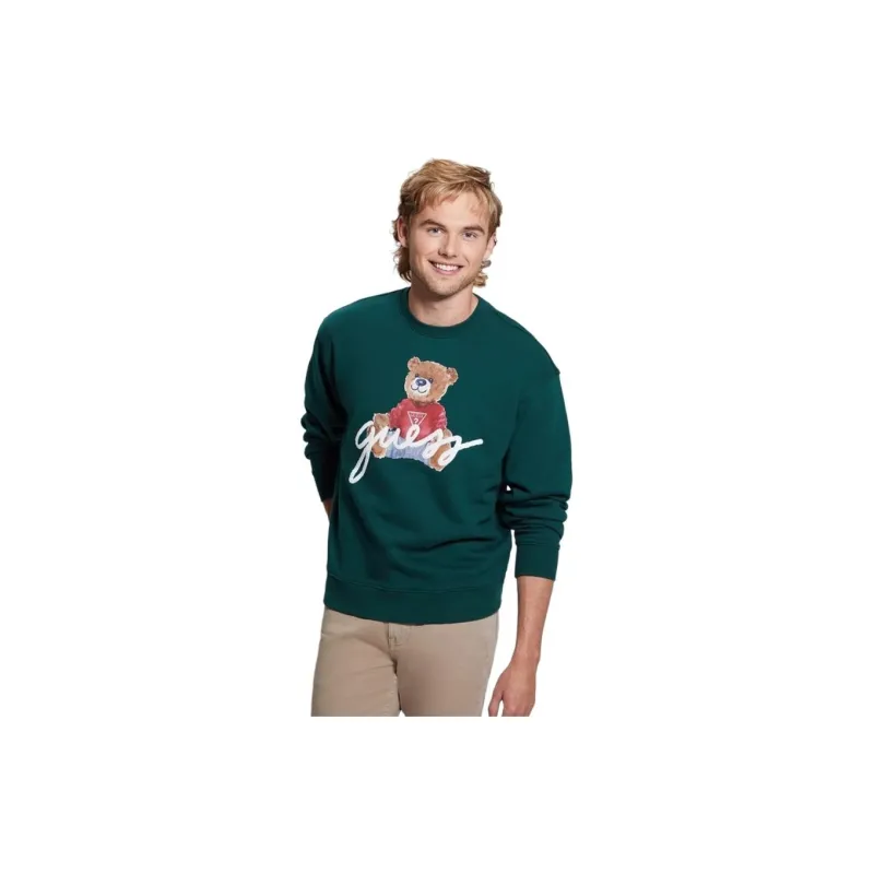 GUESS Sweatshirt Men's Dark Green-1