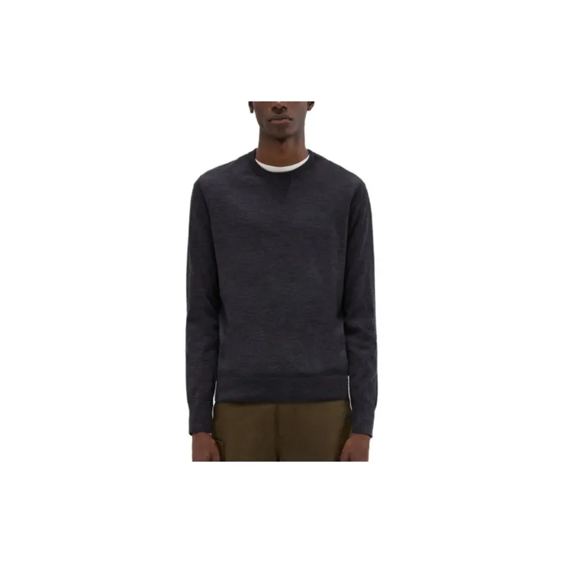 THEORY Sweaters Men Black Gray 1N6-2