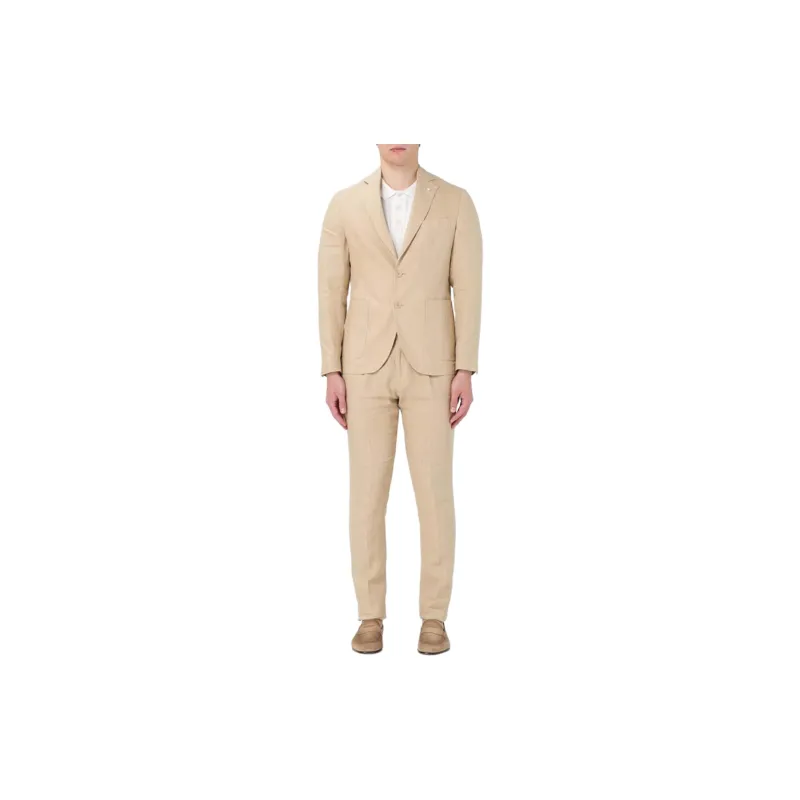 MANUEL RITZ Business Suits Men's Khaki-2