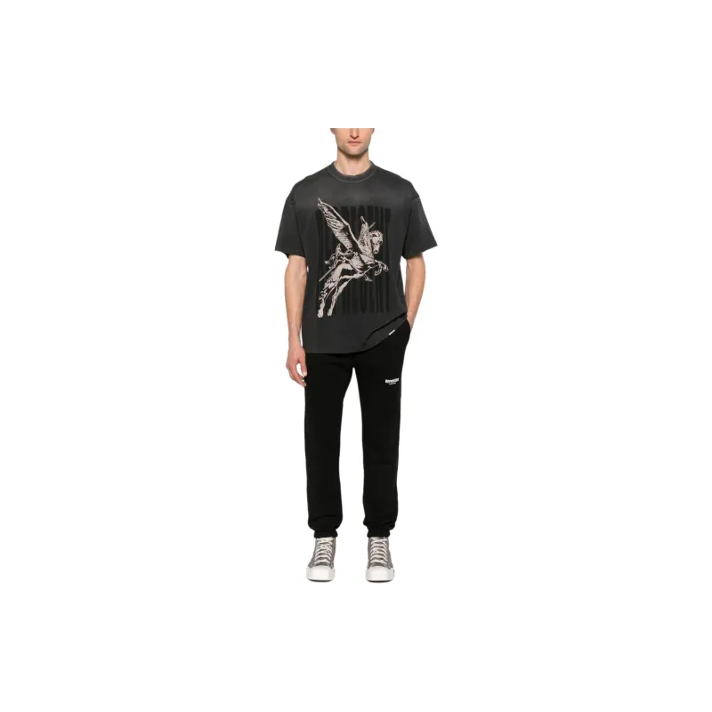REPRESENT Men Spirits Mascot T-Shirt Aged Black-1
