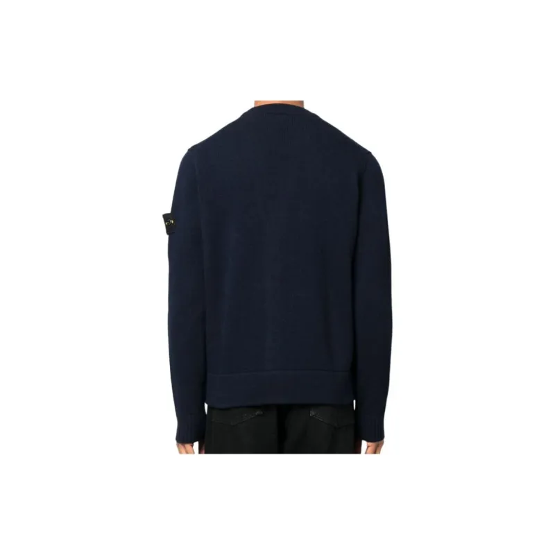 STONE ISLAND Cashmere Sweater Men's Blue-1