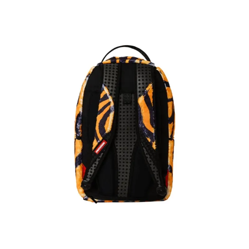 SPRAYGROUND Polyester Backpack Large Size Unisex Lake Green/Orange/Burgundy-6
