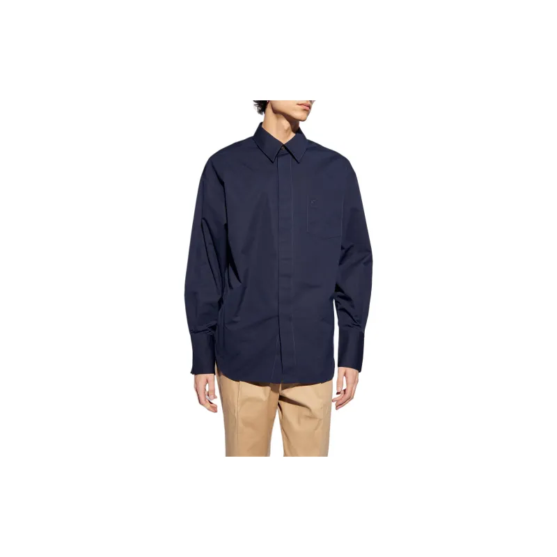 Ferragamo Classic-collar Cotton Shirt-2