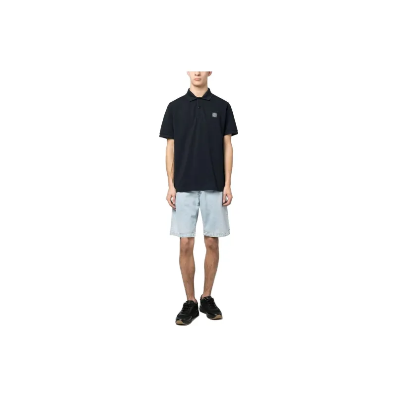 STONE ISLAND Polo Shirts Men Marine Blue-1