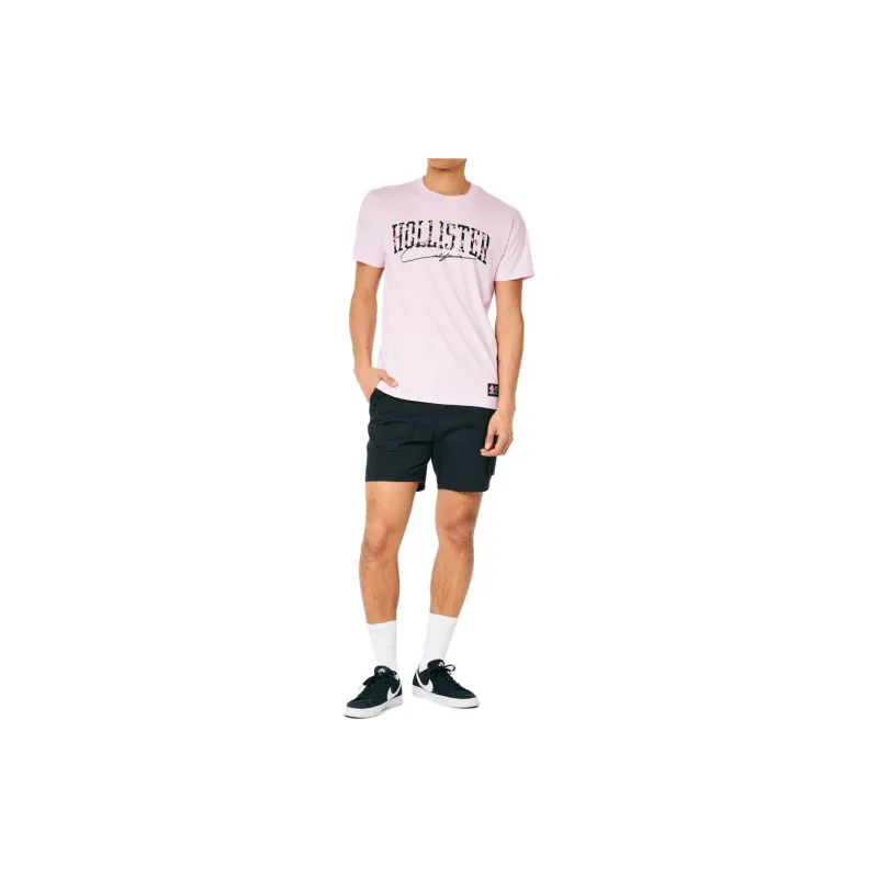 Hollister T-Shirts Unisex Pink-2