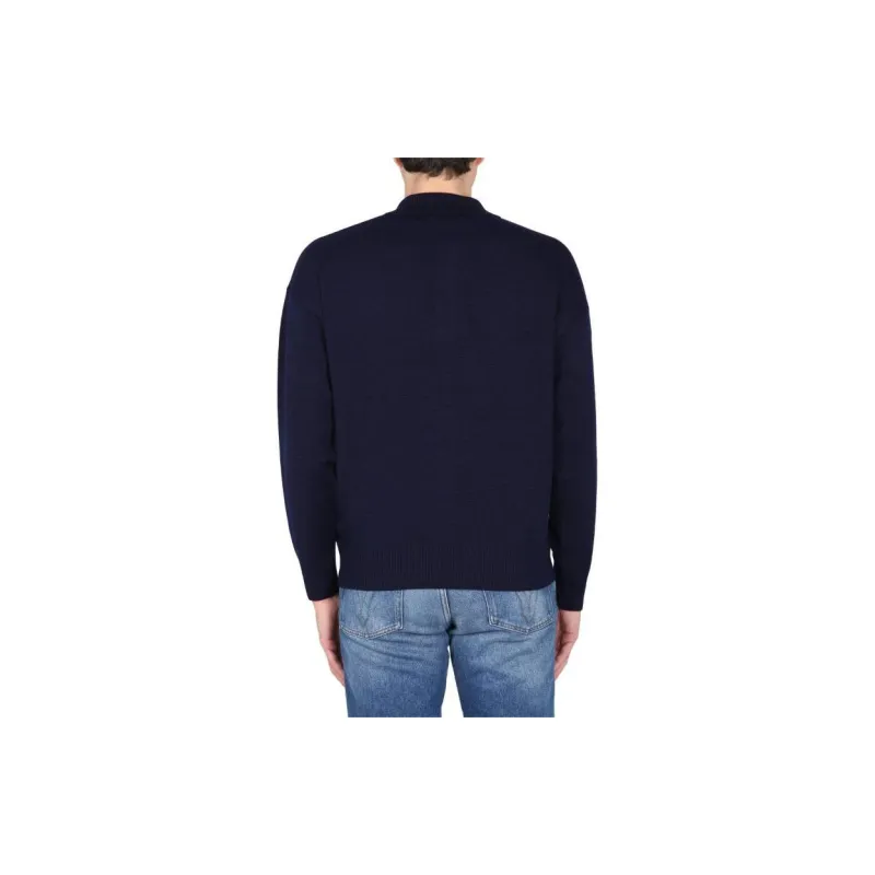 AMIPARIS Ami De Coeur Long Sleeved Polo Shirt-4