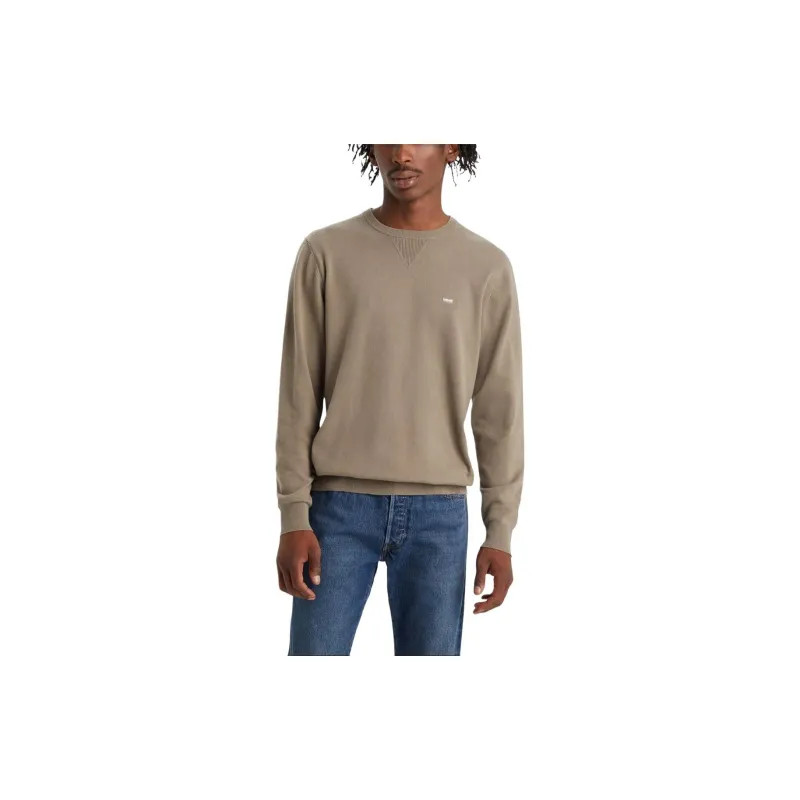 Levi’s Lightweight Housemark Sweater Sweater Men's Umber-1