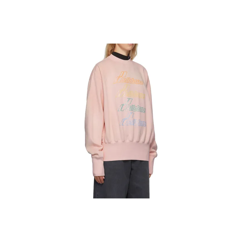 WE11DONE Sweatshirts Unisex Pink-1