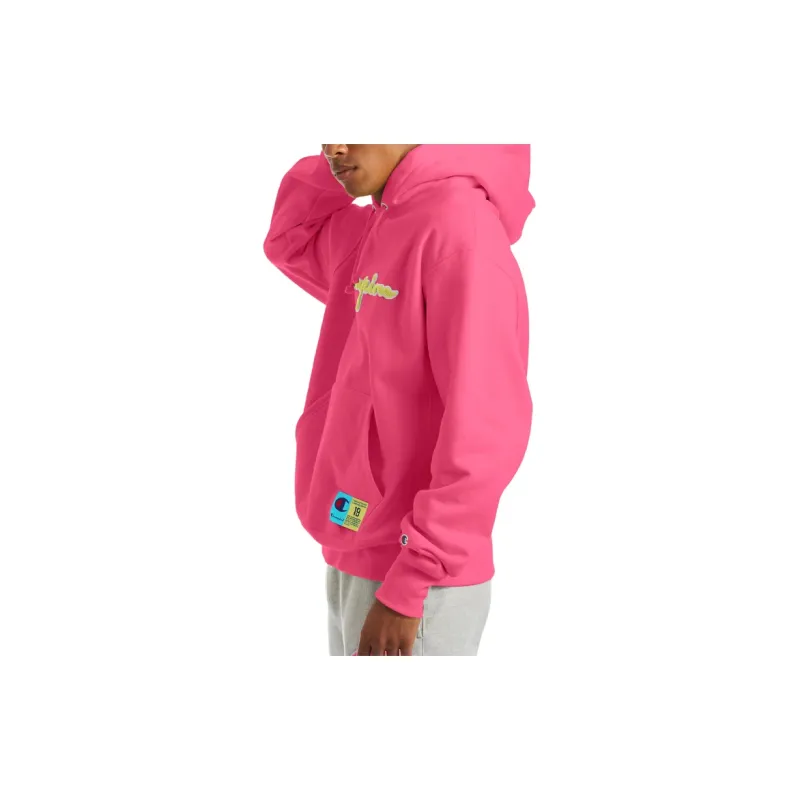 Champion Hooded Loose Fit Regular Sweatshirt US Version Unisex Pink-4