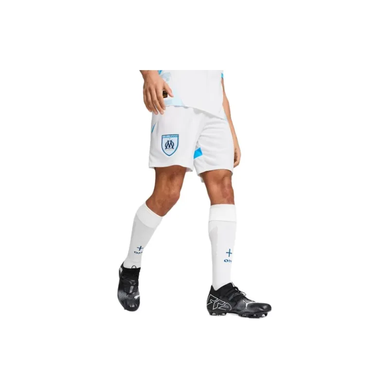PUMA Olympique De Marseille SS24 Soccer Bottoms Men's White-2