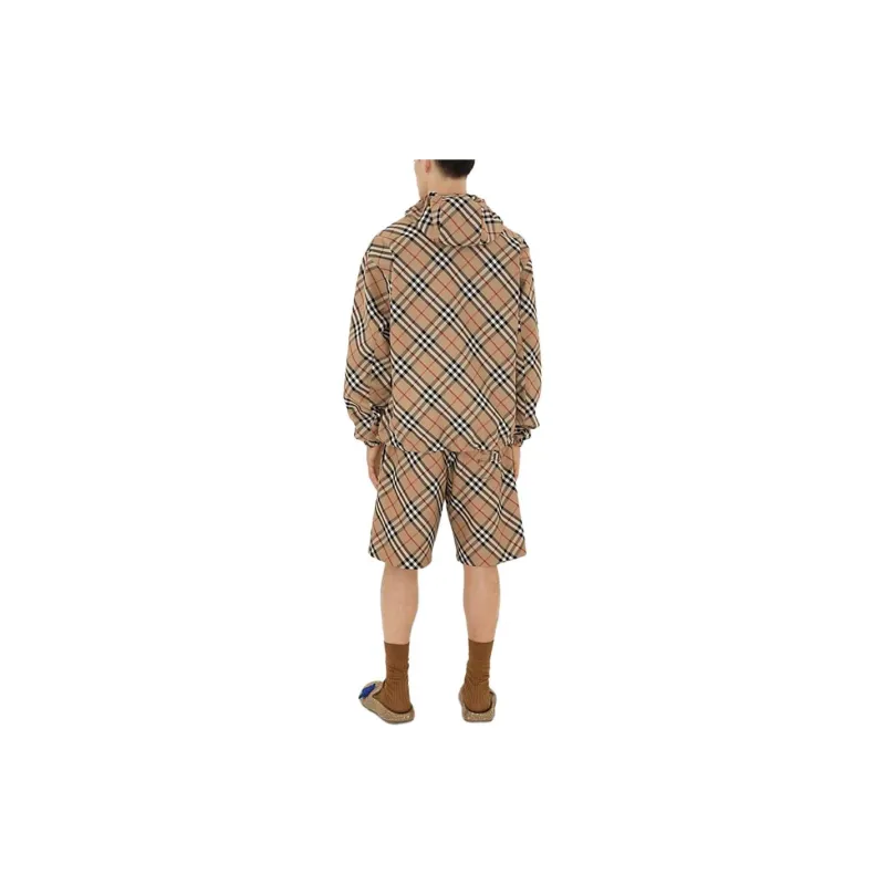 Burberry Vintage Check print Drawstring Shorts-3