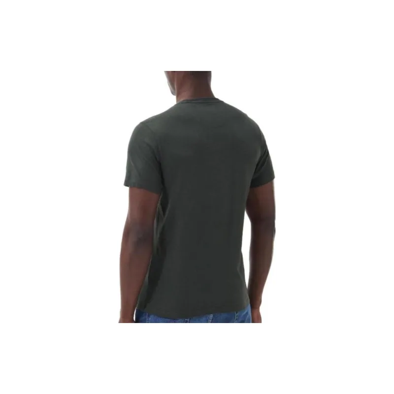 BARBOUR T-Shirts Men Green-3