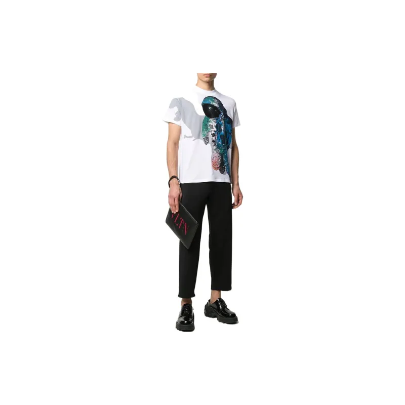 Valentino T Shirts Men White-2