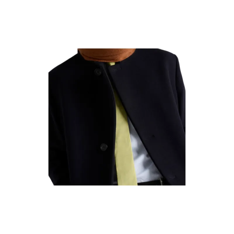 PRADA Coats Men Marine Blue-5